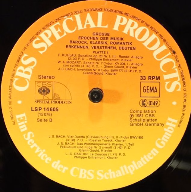 CBS Special Products LSP 14605 - Siegfried Borris - Große Epoche - Image 13