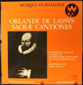 Musique en Wallonie MWH 1002 - Roland de Lassus, Collegium Vocal