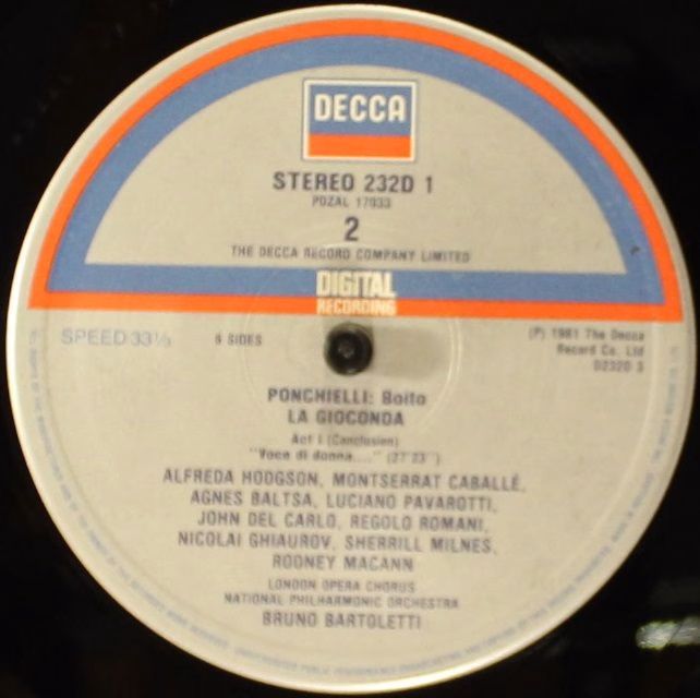 DECCA D232D 3 - Amilcare Ponchielli, Montserrat Caballé, Luciano - Image 8