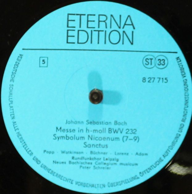 Eterna 8 27 713 - 715 - Johann Sebastian Bach - Messe In H-Moll - Image 8