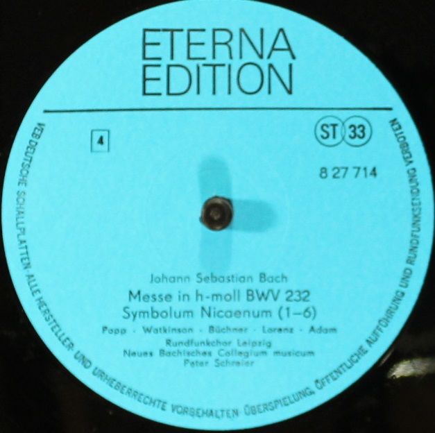 Eterna 8 27 713 - 715 - Johann Sebastian Bach - Messe In H-Moll - Image 4