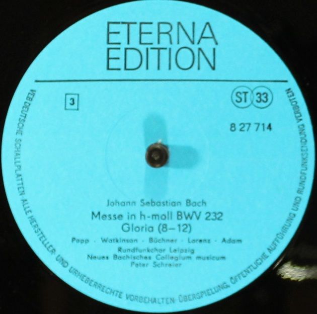 Eterna 8 27 713 - 715 - Johann Sebastian Bach - Messe In H-Moll - Image 5