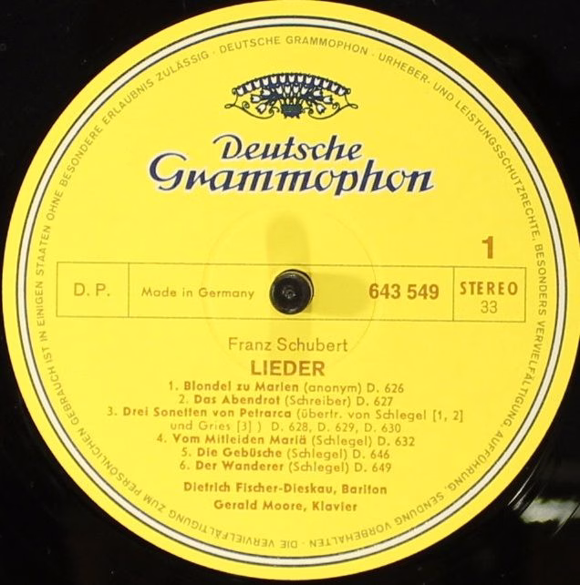 Deutsche Grammophon 2720 006 - Franz Schubert, Dietrich Fischer- - Image 19
