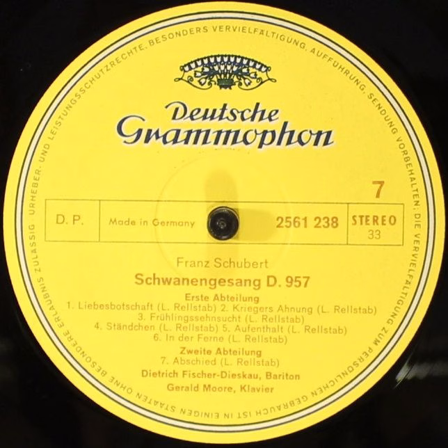 Deutsche Grammophon 2720 059 - Franz Schubert, Dietrich Fischer- - Image 5