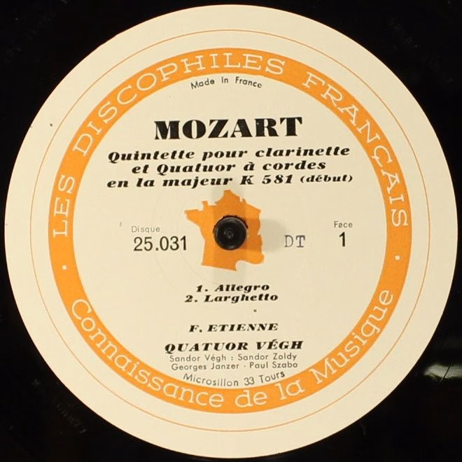 Les Discophiles Français 325.031 - Wolfgang Amadeus Mozart, Fran - Image 3