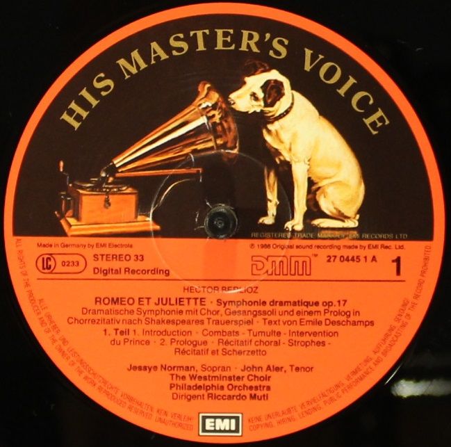 His Master's Voice 27 0445 3 - Hector Berlioz, Riccardo Muti, Th - Image 5