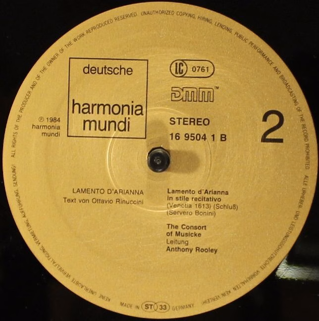Deutsche Harmonia Mundi 1C 2LP 165 16 9504 3 - Various, The Cons - Image 7