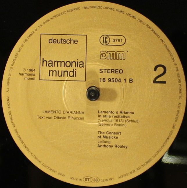 Deutsche Harmonia Mundi 1C 2LP 165 16 9504 3 - Various, The Cons - Image 7