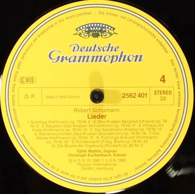 Deutsche Grammophon 2740 266 - Robert Schumann, Edith Mathis, Ch - Image 8
