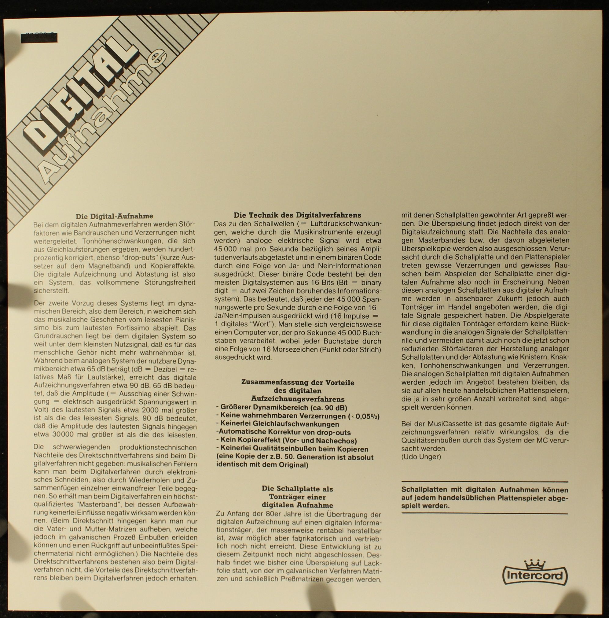 Intercord INT 160.840 - Béla Bartók, Roland Keller - Klavierwerk - Image 6