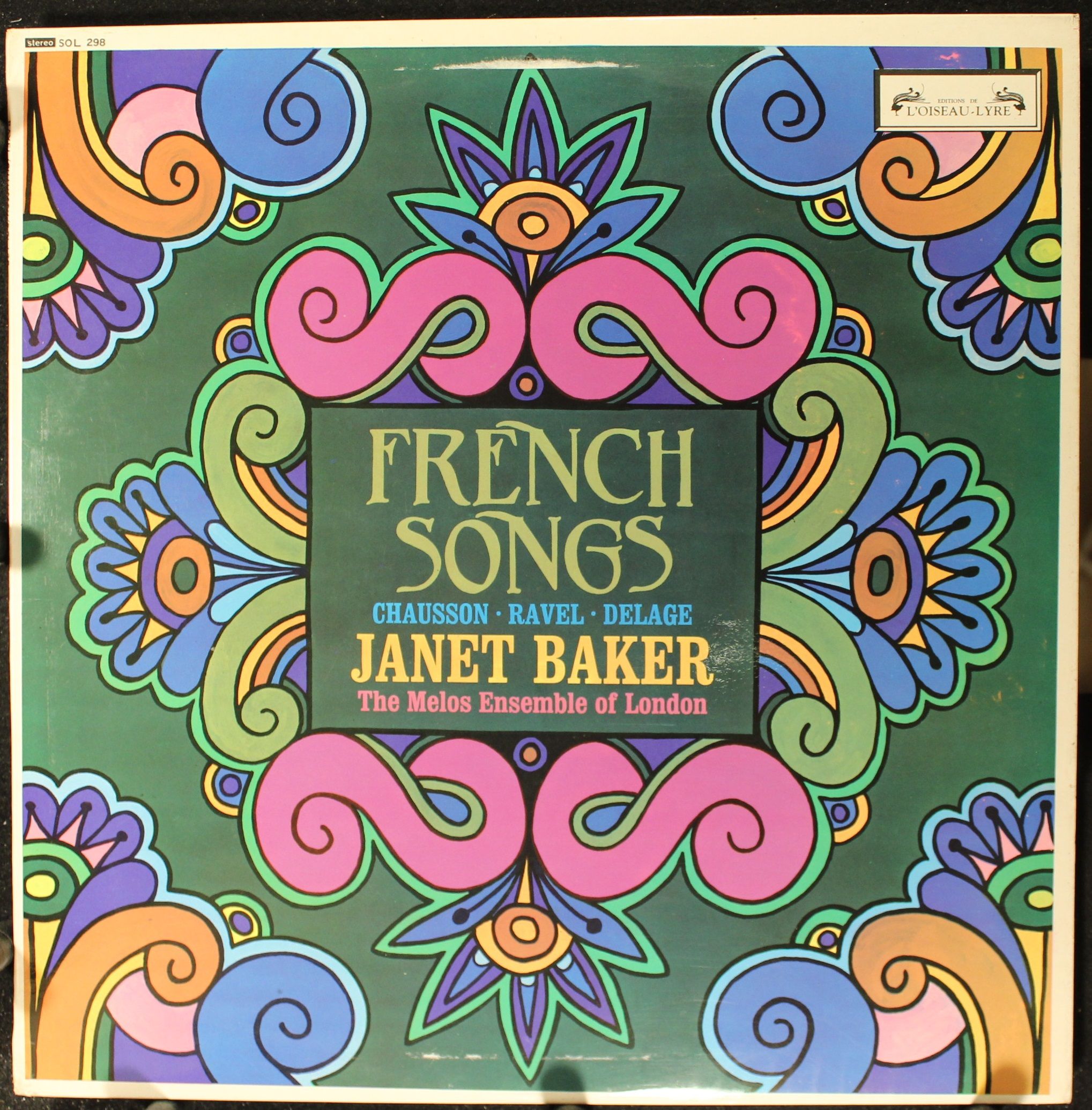 L'Oiseau-Lyre SOL 298 - Ernest Chausson, Maurice Ravel, Maurice