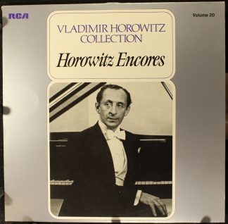 RCA Victrola VH 020 - Vladimir Horowitz - Horowitz Encores