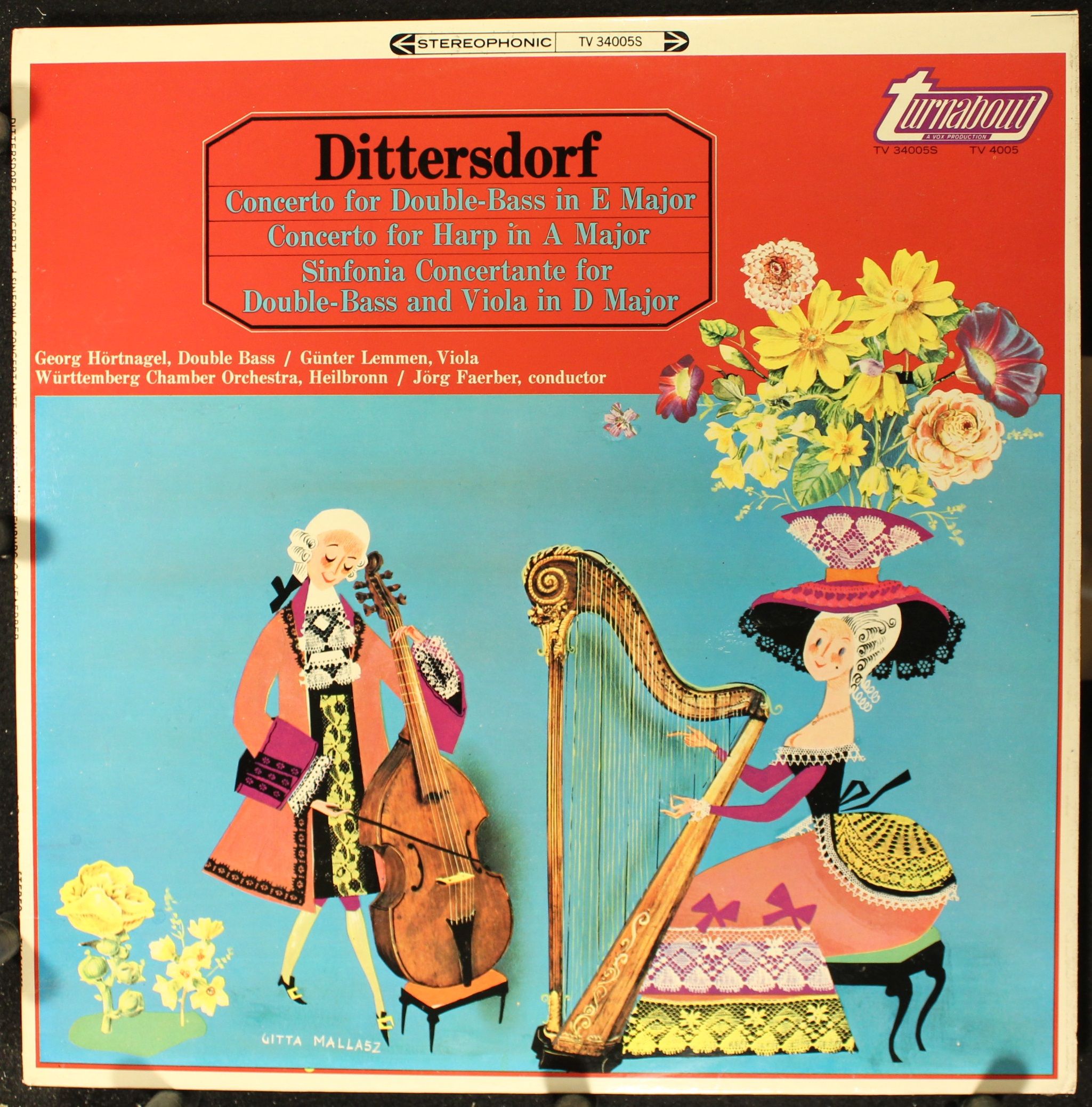 Turnabout TV 34005S - Carl Ditters von Dittersdorf, Georg Hörtna