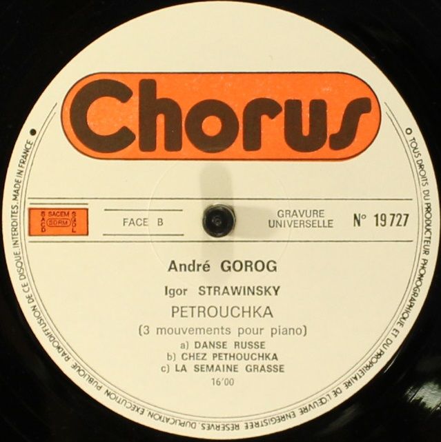 Chorus France 19 727 - Modest Mussorgsky, Igor Stravinsky, André - Image 4