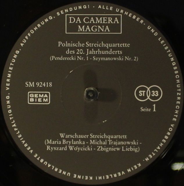 Da Camera Magna SM 92418 - Witold Lutoslawski, Krzysztof Pendere - Image 3