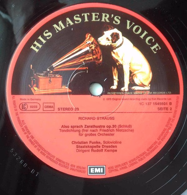 His Master's Voice 1C 2LP 137 1545603 - Richard Strauss, Rudolf - Image 4