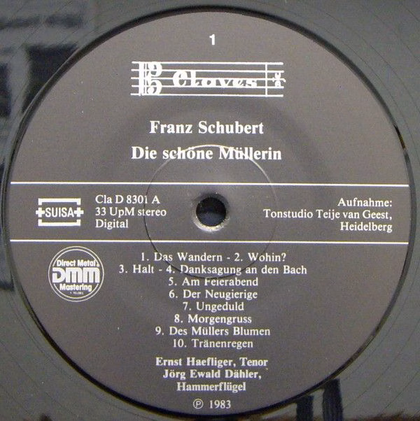 Claves D 8301 - Franz Schubert, Ernst Haefliger, Jörg Ewald Dähl - Image 8