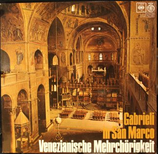 CBS 92 205 - Giovanni Gabrieli - Gabrieli In San Marco Veneziani