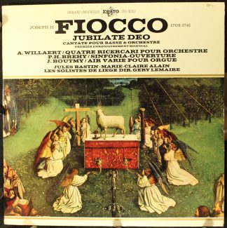 Erato STU 70353 - Joseph Hector Fiocco - Jubilate Deo