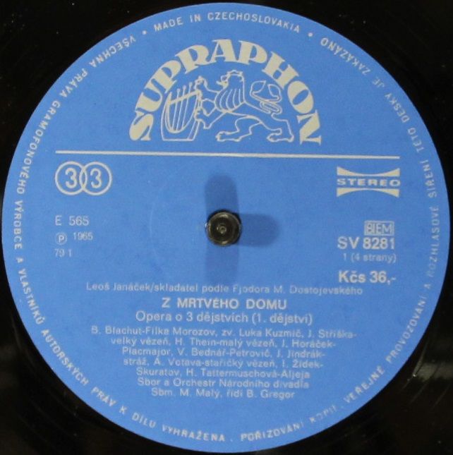 Supraphon SV 8281-82 G - Leoš Janáček - Z Mrtvého Domu - Image 3