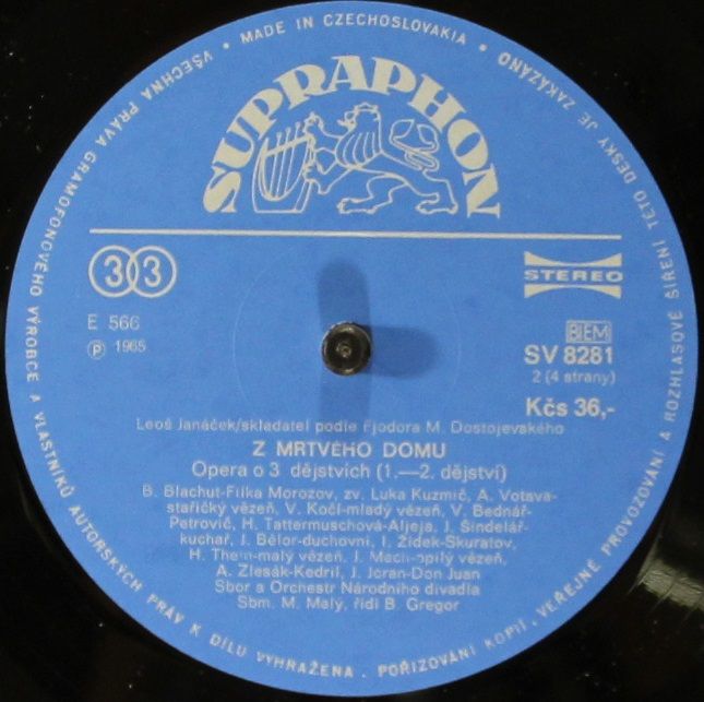 Supraphon SV 8281-82 G - Leoš Janáček - Z Mrtvého Domu - Image 6