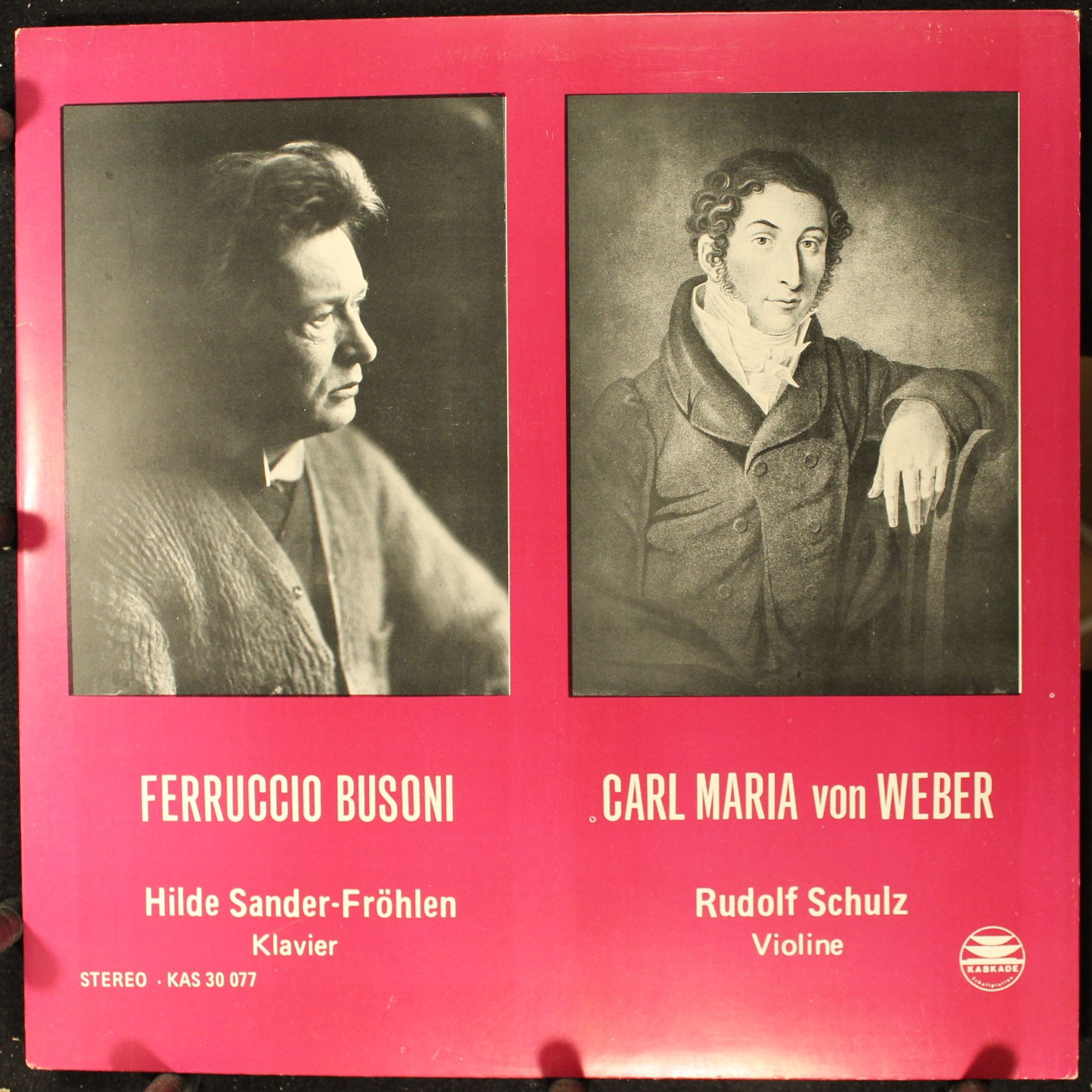 Kaskade KAS 30 007 - Ferruccio Busoni, Carl Maria von Weber, Hil