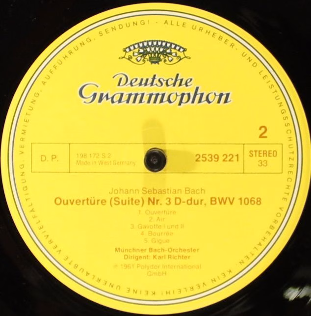 Deutsche Grammophon 27 26 081 - Johann Sebastian Bach, Münchener - Image 6