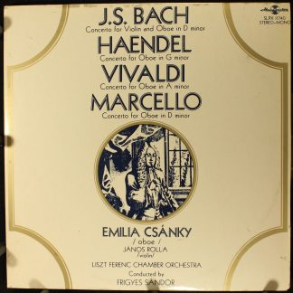 Hungaroton SLPX 11740 - Johann Sebastian Bach, Georg Friedrich H