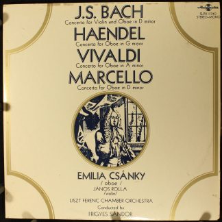 Hungaroton SLPX 11740 - Johann Sebastian Bach, Georg Friedrich H