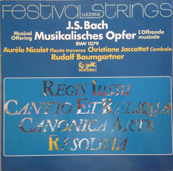Eurodisc SQ 27 319 KK - Festival Strings Lucerne, Rudolf Baumgar - Image 2
