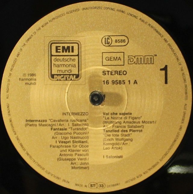 Deutsche Harmonia Mundi 16 9585 1 - I Salonisti, Thomas Indermüh - Image 3