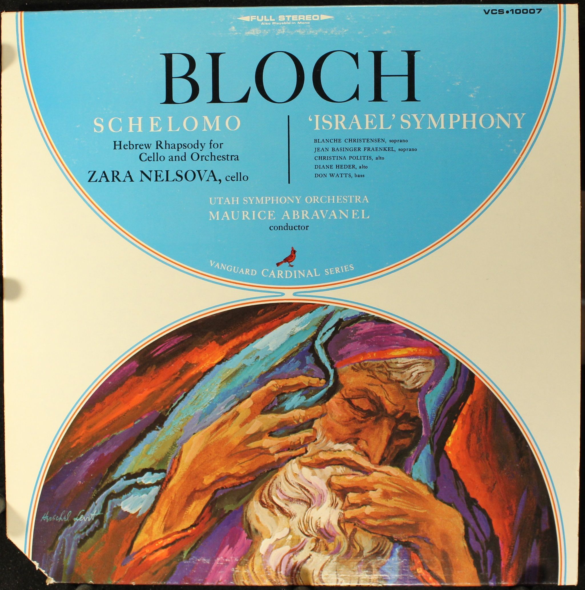Vanguard VCS-10007 - Ernest Bloch, Zara Nelsova, Utah Symphony O