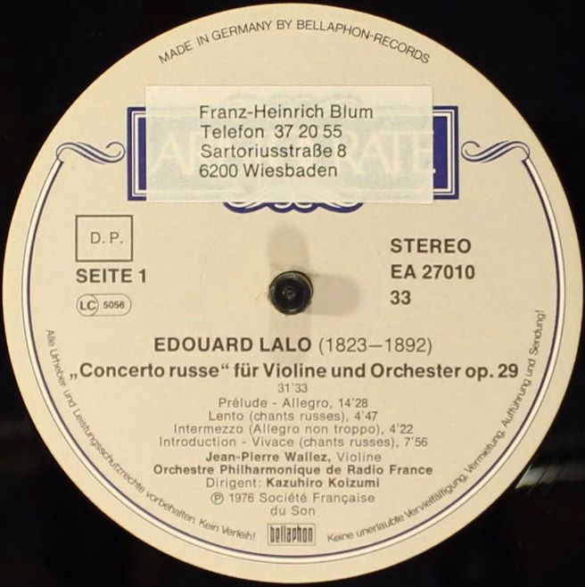 Aristocrate EA 27 010 - Édouard Lalo, Jean-Pierre Wallez, Kazuhi - Image 5