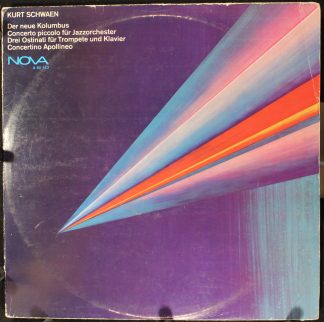 Nova 8 80 153 - Kurt Schwaen - Der Neue Kolumbus / Concerto Picc