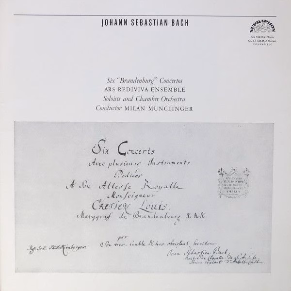 Supraphon GS ST 50 641/2 - Johann Sebastian Bach, Ars Rediviva E - Image 7
