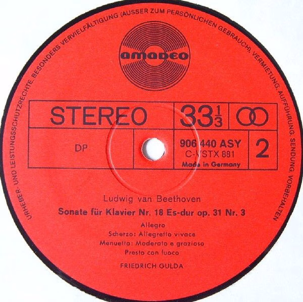 Amadeo 906 434/444 ASY - Ludwig van Beethoven, Friedrich Gulda - - Image 15