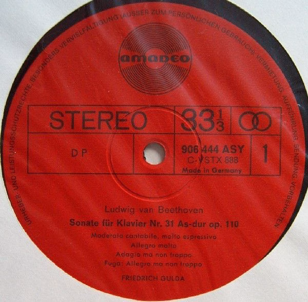 Amadeo 906 434/444 ASY - Ludwig van Beethoven, Friedrich Gulda - - Image 22