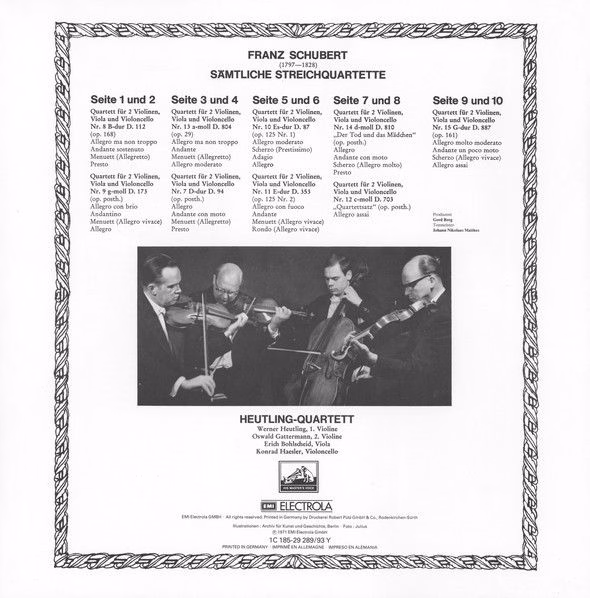 His Master's Voice 1C 185-29 289/93 Y - Franz Schubert, Heutling - Image 3