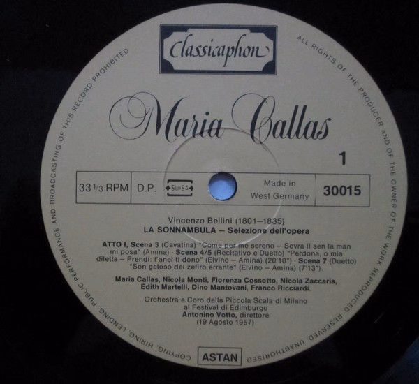 Classicaphon 30002, 30003, 30015, 30016, 30006 - Maria Callas - - Image 7
