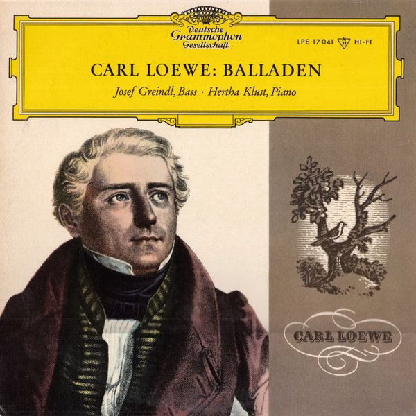 Deutsche Grammophon LPE 17041 - Josef Greindl, Hertha Klust, Car