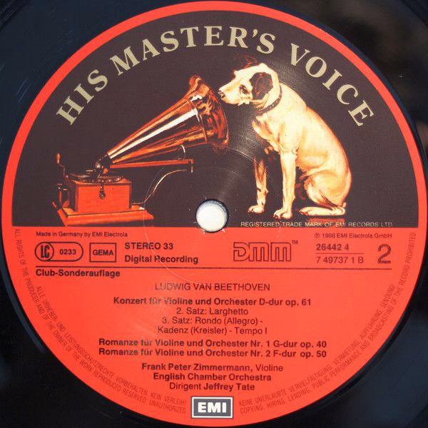 His Master's Voice Digital 26442 4 - Ludwig Van Beethoven, Frank - Image 4