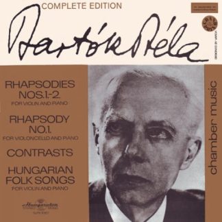 Hungaroton SLPX 11357 - Béla Bartók - Rhapsodies Nos. 1.-2. / Rh