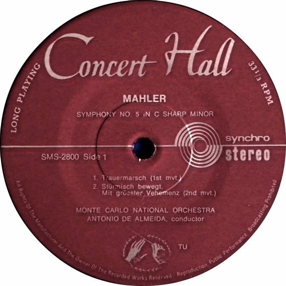 Concert Hall SMS 2800/01 - Gustav Mahler, Orchestre National De - Image 4