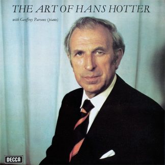 DECCA SXL 6625 - Hans Hotter, Geoffrey Parsons (2) - The Art Of