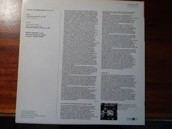 His Master's Voice 5C 061-25 477 - Pyotr Ilyich Tchaikovsky, Emm - Image 2