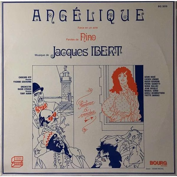 Bourg Records BG 3010 - Nino (18), Jacques Ibert - Angélique