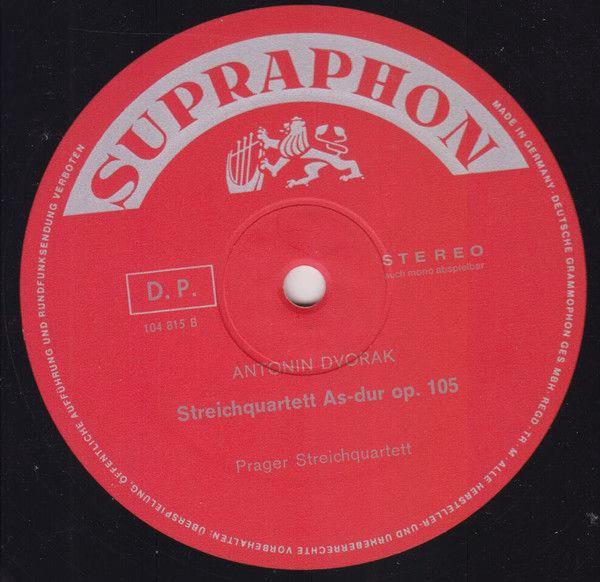 Supraphon 104 815 - Antonín Dvořák, Prague String Quartet - Roma - Image 4