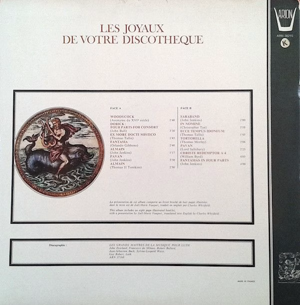 ARION ARN 38215 - The Jaye Consort - Les Violes Élisabéthaines - Image 2