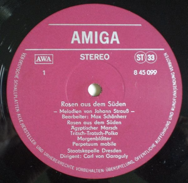 Amiga 8 45 099 - Johann Strauss Jr. - Rosen Aus Dem Süden (Johan - Image 3
