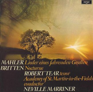 Argo ZRG 737 - Gustav Mahler, Benjamin Britten, Robert Tear, The